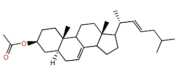 5a-Cholesta-7,22-dien-3b-yl acetate